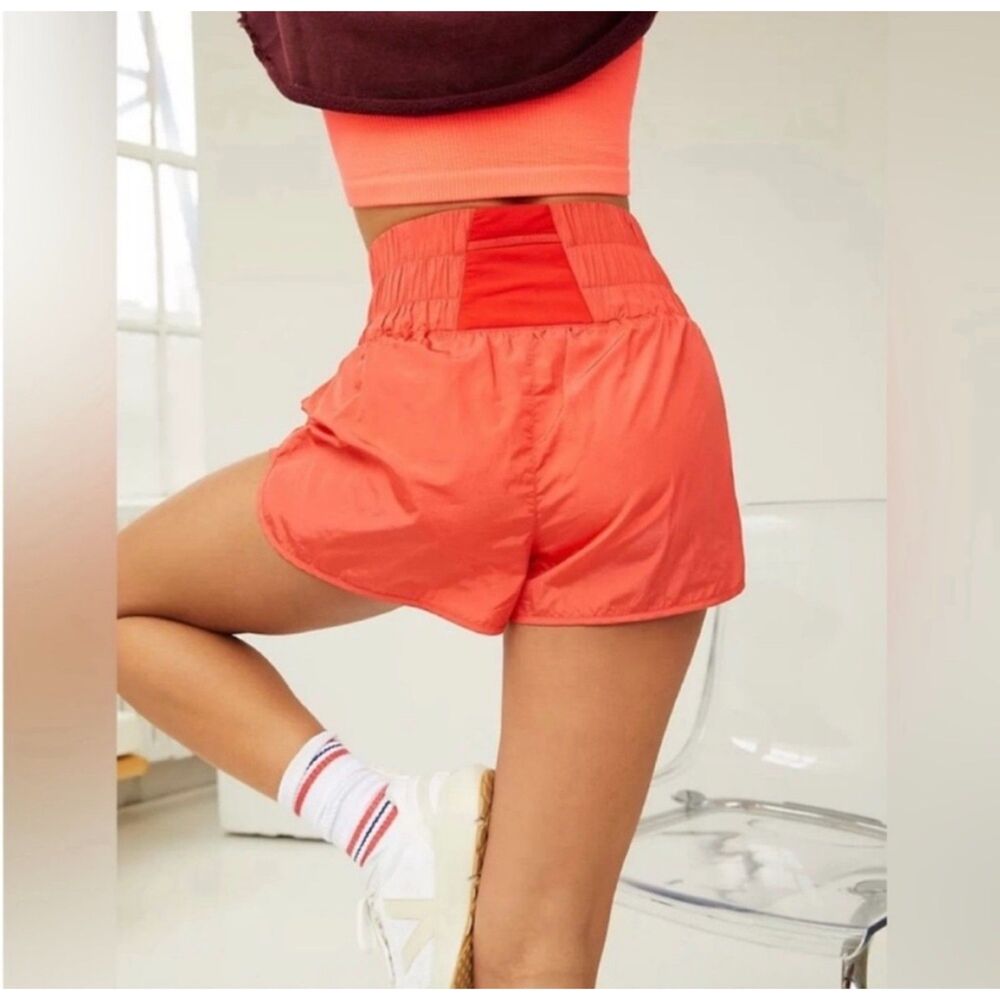 FP Movement Way Home Shorts High Rise Shorts Orange S